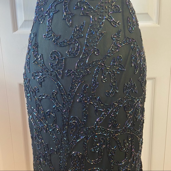 Designer Je Matadi Sean Mehta Beaded Event Skirt - Picture 2 of 12